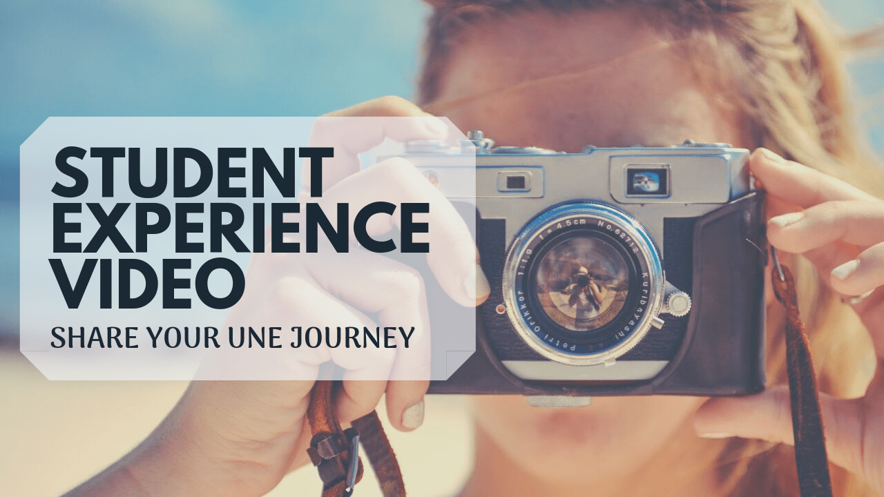 Student Experience Video: Are you interested in sharing your UNE journey with prospective students?