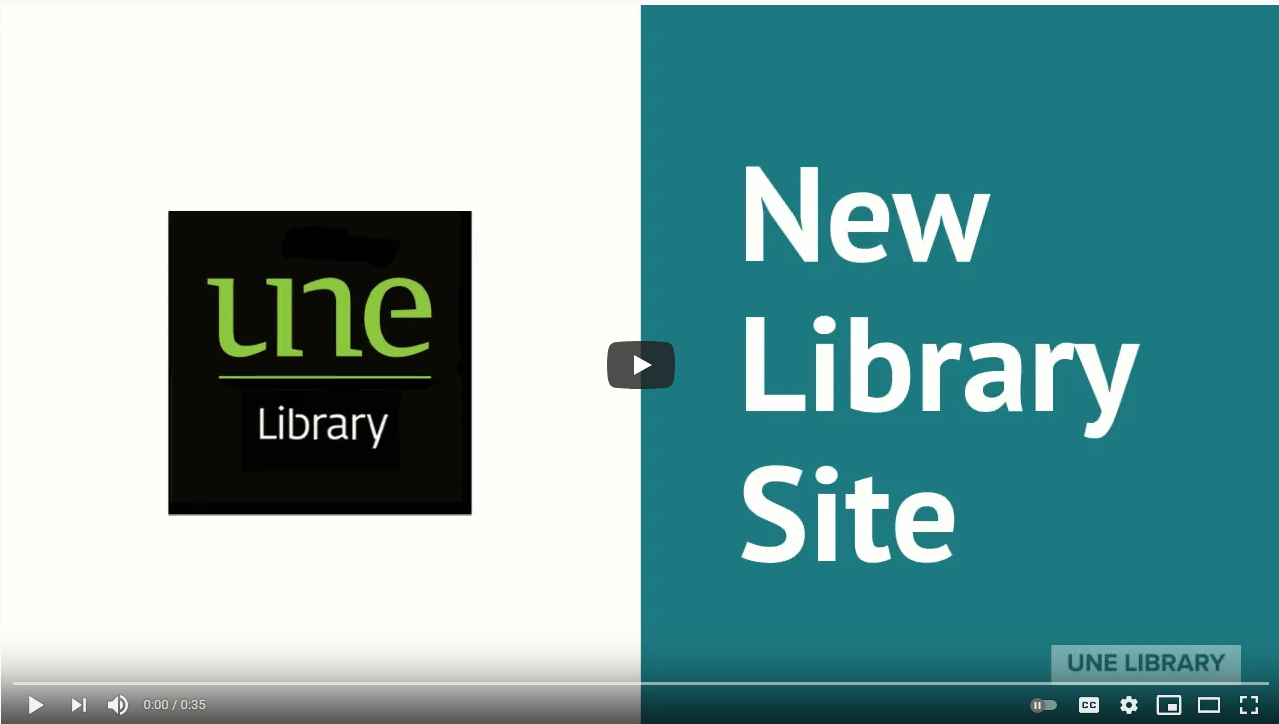 New Library Website