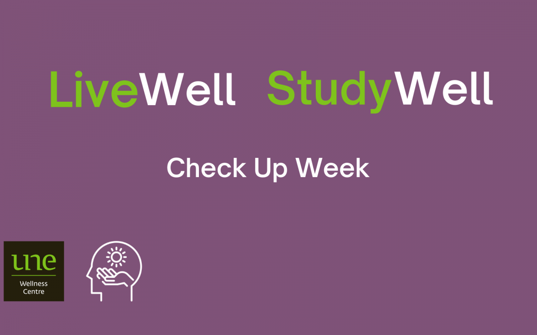 Check-Up Week – What is it and how does it affect me? Live Zoom Sessions 9 & 10 March and Self Check